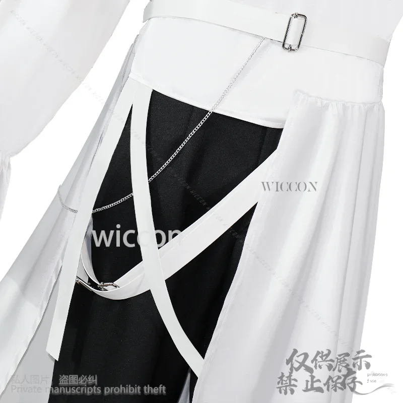 أزياء كوسبلاي لوكا التأثيرية أنيمي الغريبة لمرحلة الأداء زي المعبود بدلة أصفر فاتح شعر مستعار قصير لحفلات الهالوين Cus