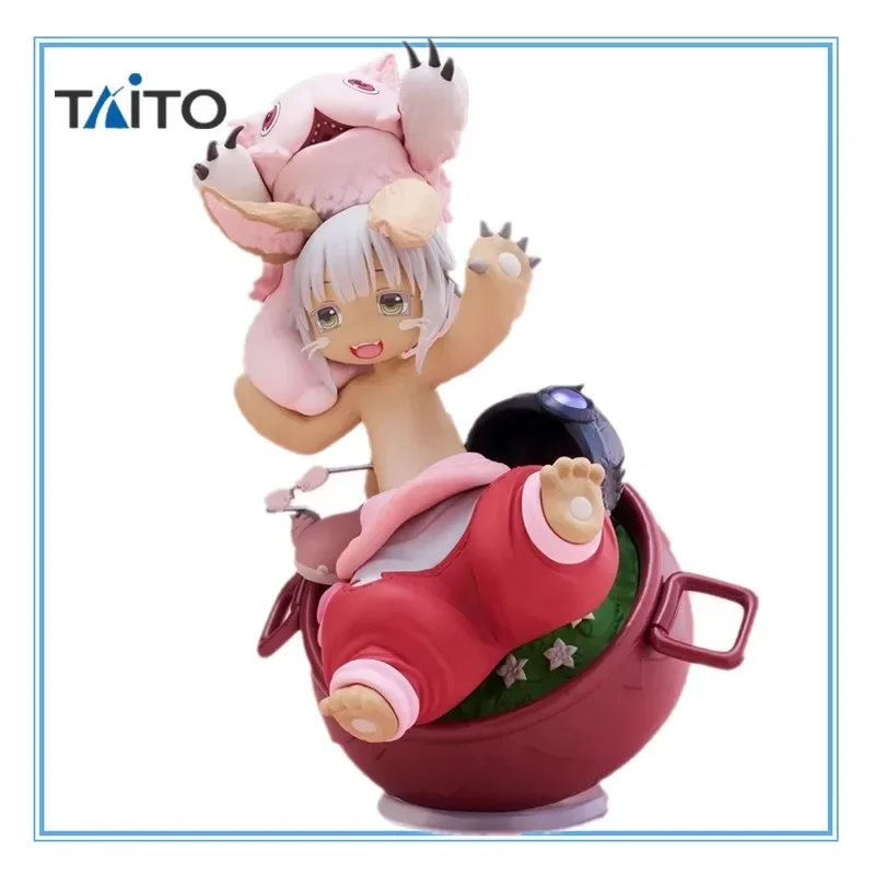 Figura de Anime Original de TAITO, Nanachi AMP de Made in Abyss, La Ciudad Dorada del Sol Ardiente, Versión Kwaii Q Figura de acción, muñeco de juguete