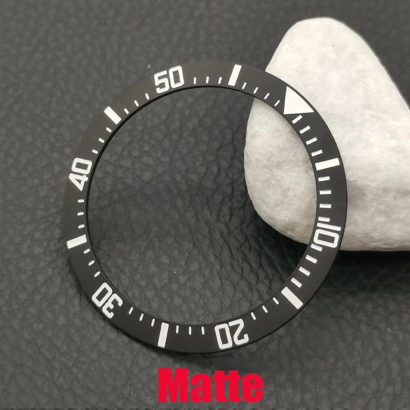 38mmx30.6mm Sloped Ceramic Bezel Insert Ring Fit for SKX007 SKX009 SKX011 SRPD SUB Watch Case NH35 NH36 Movement Watch Parts