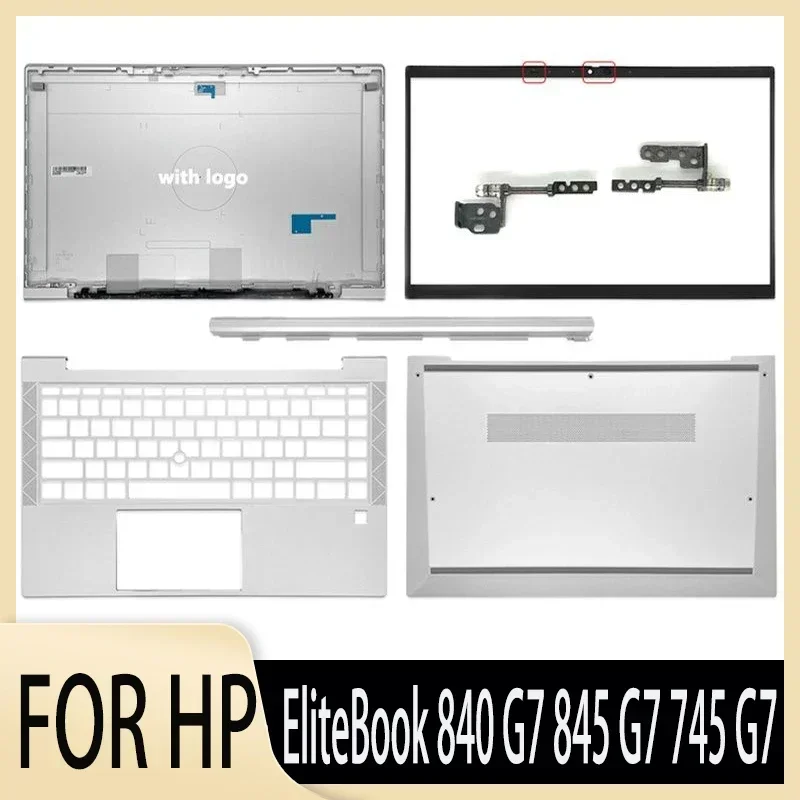 

New Laptop Case for EliteBook 840 G7 845 G7 745 G7 LCD Back Cover Front Bezel Palmrest Bottom Case Hinges Top Upper Housing