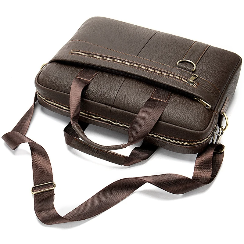 ASDS-Maleta de couro masculina, Messenger Bag, sacos de escritório, saco do portátil masculino