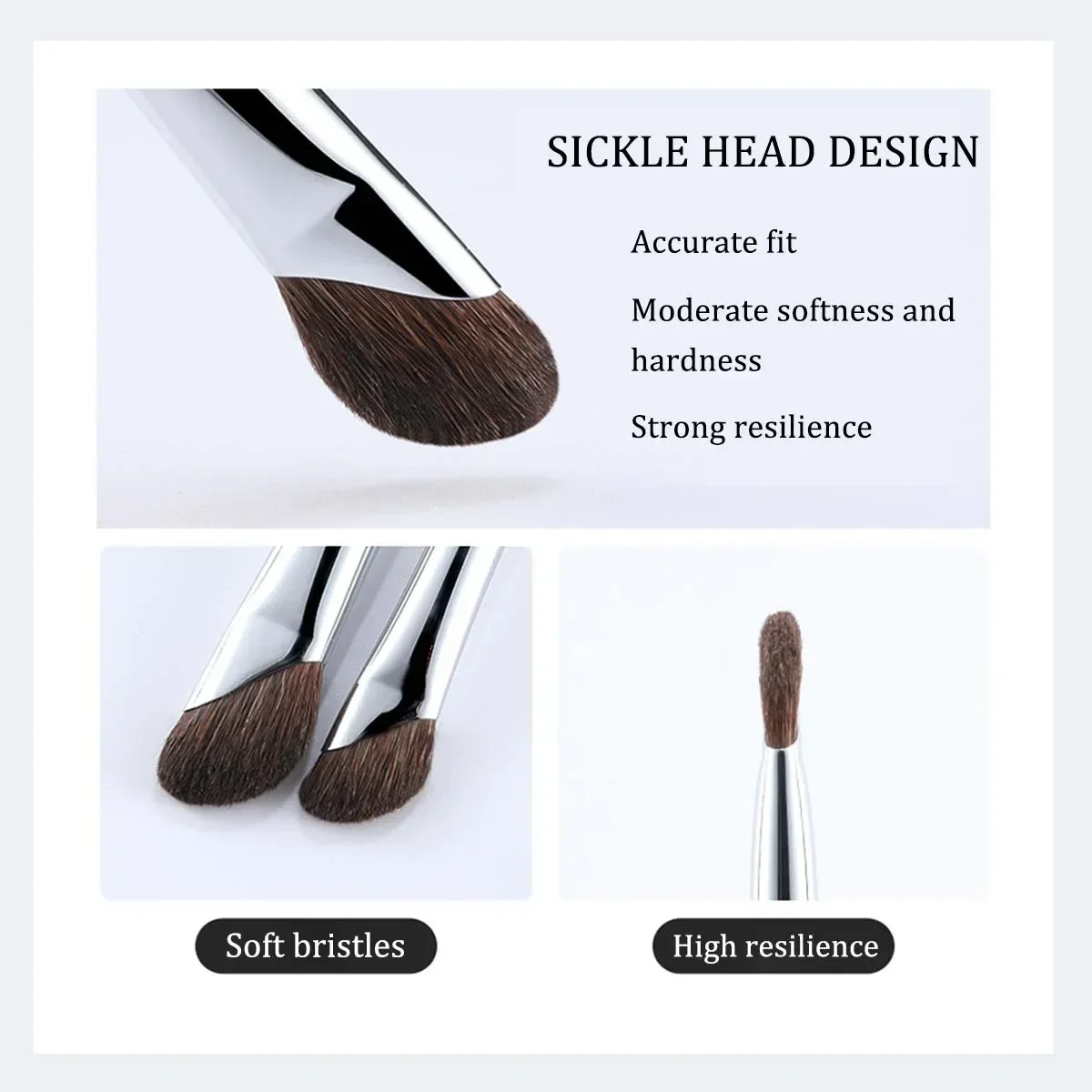 1pcs Nose Shadow Brush Angled Contour Makeup Brushes Face Bronzer Nose Silhouette Eyeshadow Cosmetic Blending Make Up Tool