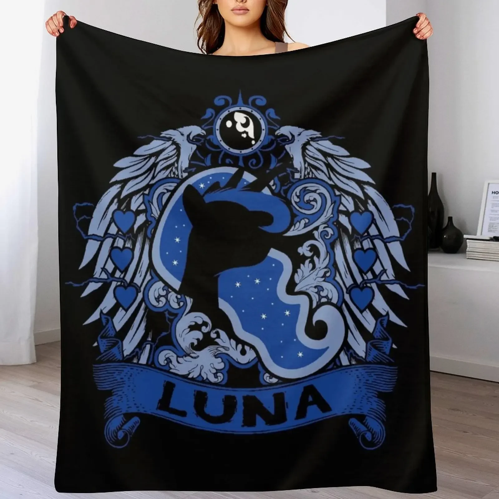 

LUNA - LIMITED EDITION Throw Blanket Cozy Home Blanket Gift for Christmas Holiday