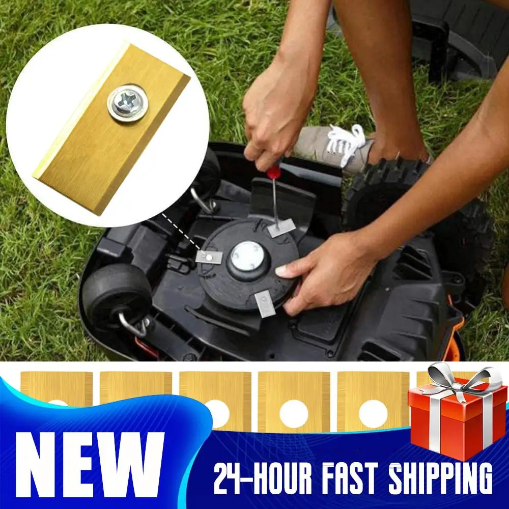 

18/36/54PCS Replacement Lawn Mover Blade Lawn Robot Blade For Worx Landroid Robot Blades Stainless Steel Lawn Mower Parts