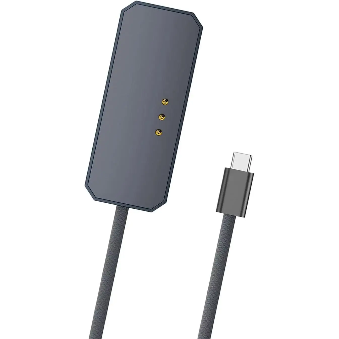 18W Magnetic Contact Charging Cable 2M Braided for iPad Air4/Air5/Air6,2018‑2022 iPad Pro 11‑inch,Type‑C Game Charger Cord