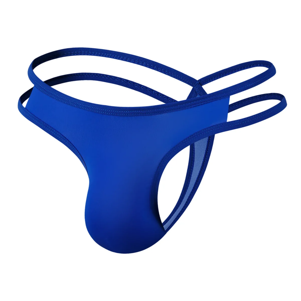 Men's Low Waist Silky Soft Thin Thong, Sexy Unique Erotic T-back Underwear for Men