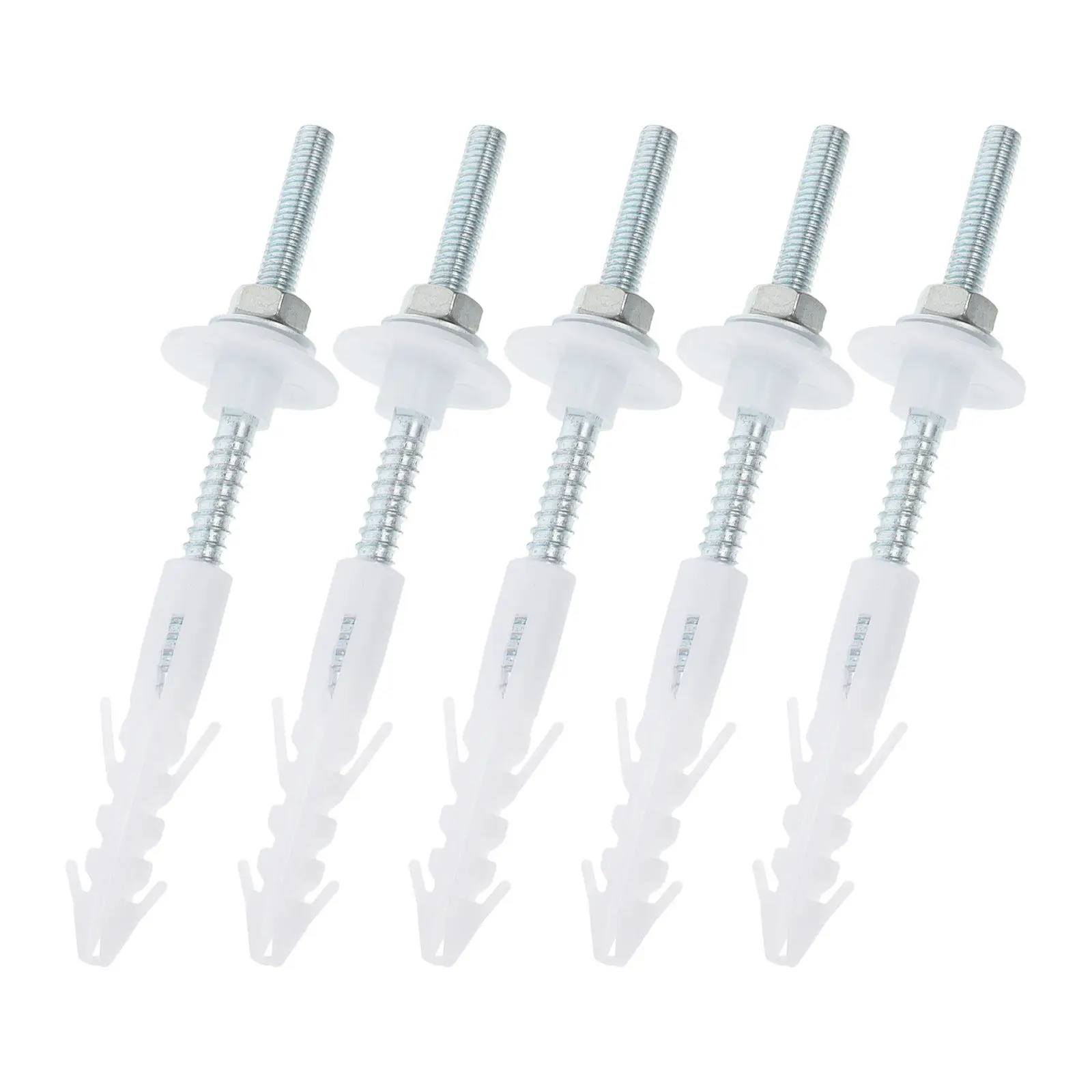 5Sets Wall Mounting Screws Stainless Steel Basin Fixing Kit Secure Bathroom Sink Installation Fastening Bolts Universal