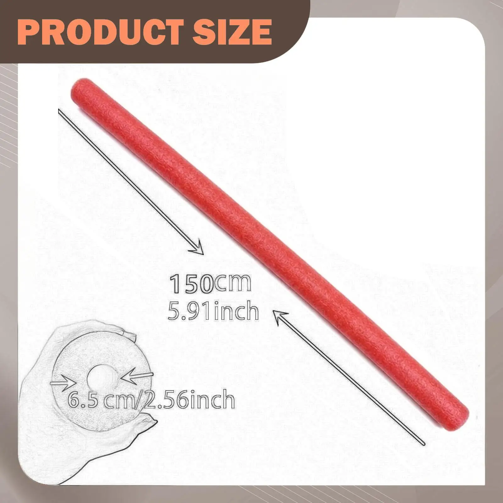 

Floating Pool Noodles Soft Foam Floaties Water Buoyancy Tube Training Aid Pool Accessories for Kids Adults Summer Games