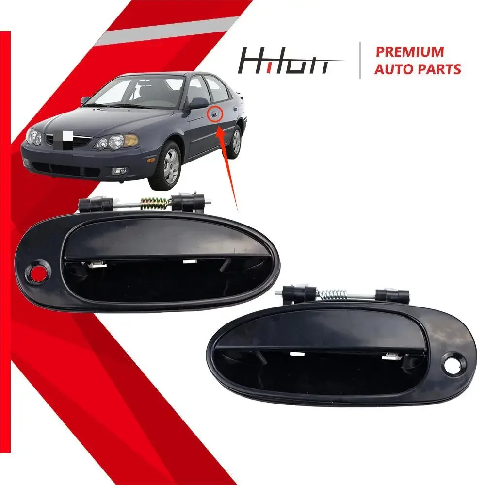 Car Exterior Outside Door Handle Black Left Right For Kia Sephia 1998 1999 2000 2001 For Spectra 2000 2001 0K2A1-58410