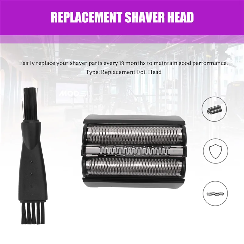 Venda de verão nova substituição folha cortador cabeça barbeador para braun 52b série 5 5070 5090 bom desempenho substituição folha cabeça