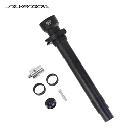 SILVEROCK-Folding Bike Carbon Stem Bike Headtube 28.6mm for FNHON DAHON Folding Bike, Handlebar Stem, 330mm, 350mm, 370mm, 420mm