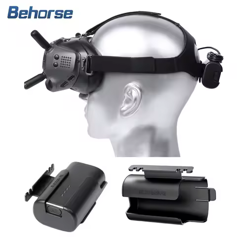 Custodia per batteria per Avata FPV Supporto per batteria Fascia per capelli Supporto per clip posteriore per occhiali DJI V2 V1 Accessori per occhiali volanti