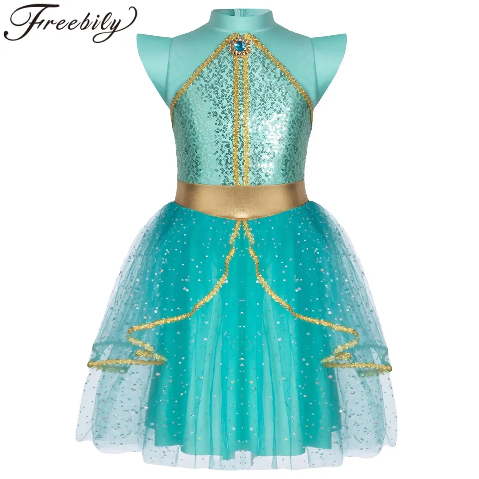 

Girls Arabian Princess Costumes Halloween Cosplay Oriental Role Play Outfit Indian Dance Costume Kids Festival Party Fancy Dress