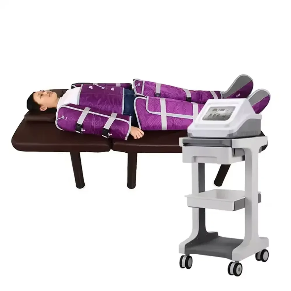 

3-Zone Air Pressure Massage Suit - Legs+Arms+Core Lymphatic Support System Portable Home Relaxation Device