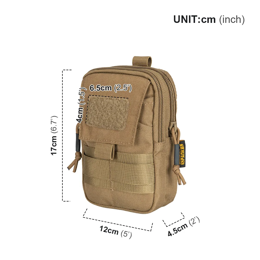 Riñonera táctica MOLLE multifuncional para exterior