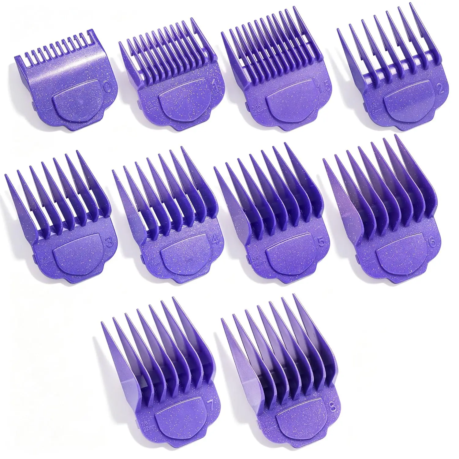 Replacement Guide Comb Kit Guards For Andis Master Hair Clipper Model (Master & PM family MBA, MC-2, ML, PM-1, PM-4, PM-5 )