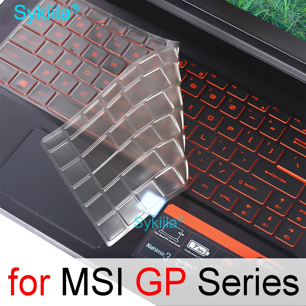 Keyboard Cover for MSI GP76 Leopard Vector GP66 GP75 GP73 GP72 GP65 GP63 GP62 Gaming Silicone Laptop Skin Case Accessories 16 17