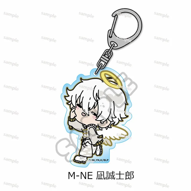 BLUE LOCK Anime Figure Nagi Seishiro Gagamaru Gin Acrylic Keychains Itoshi Sae Q Version Keyring Decor Pendant Birthday Gift 6CM