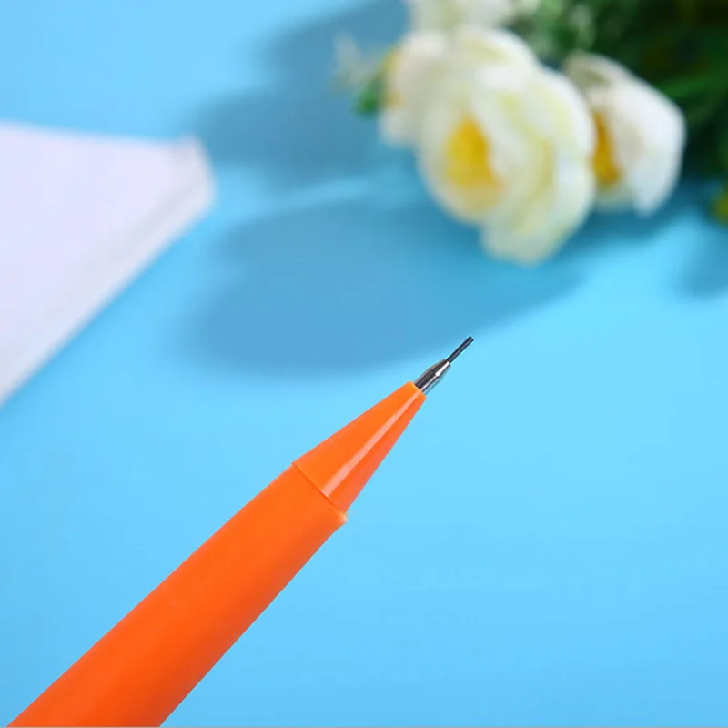 1pcs Creative Vegetables Mechanical Pencil Silica Gel 0.5mm Kawaii Pencils Cute Student Supplies Kids Gift