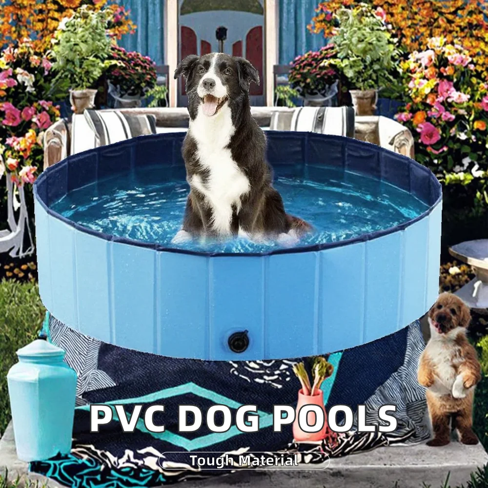 Foldable Dog Swimming Pool Lar - Drain Pipe Clip recension och pris