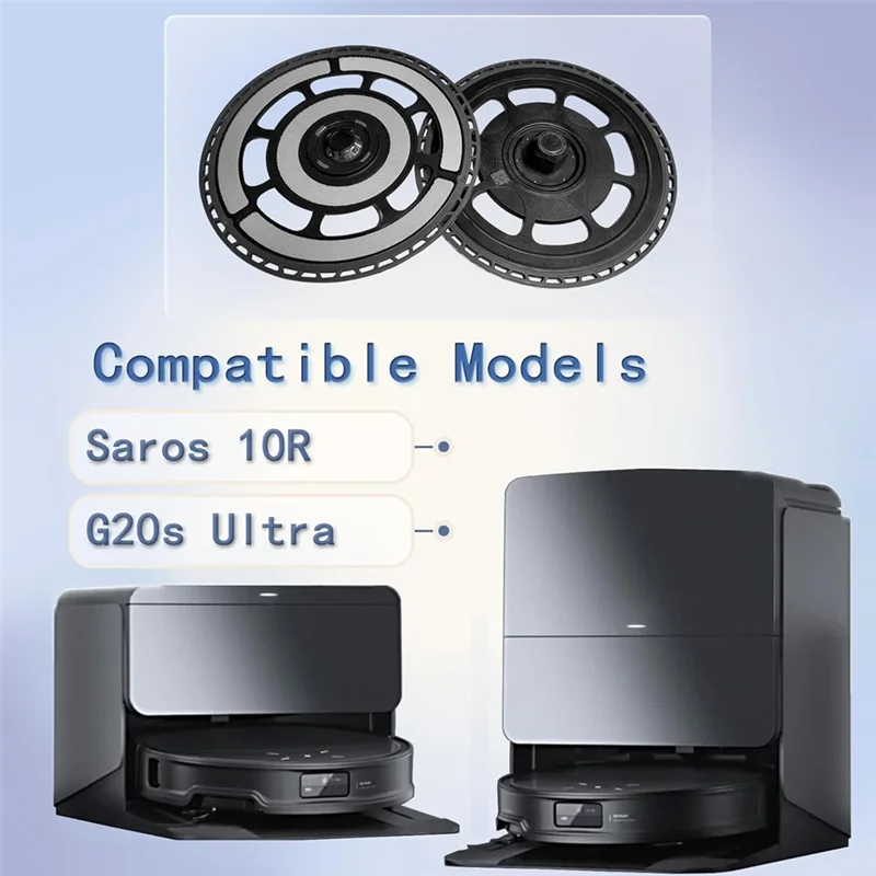 ABKR-2PCS استبدال حامل الممسحة Forroborock Saros 10R، G20s الترا روبوت فراغ قطع الغيار ممسحة خرقة حامل