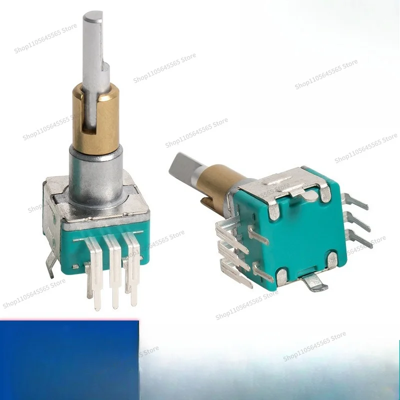 For EC11T Dual Axis Rotary Encoder with Push Switch 15 Pulse 30 Position Duplex Multi-turn