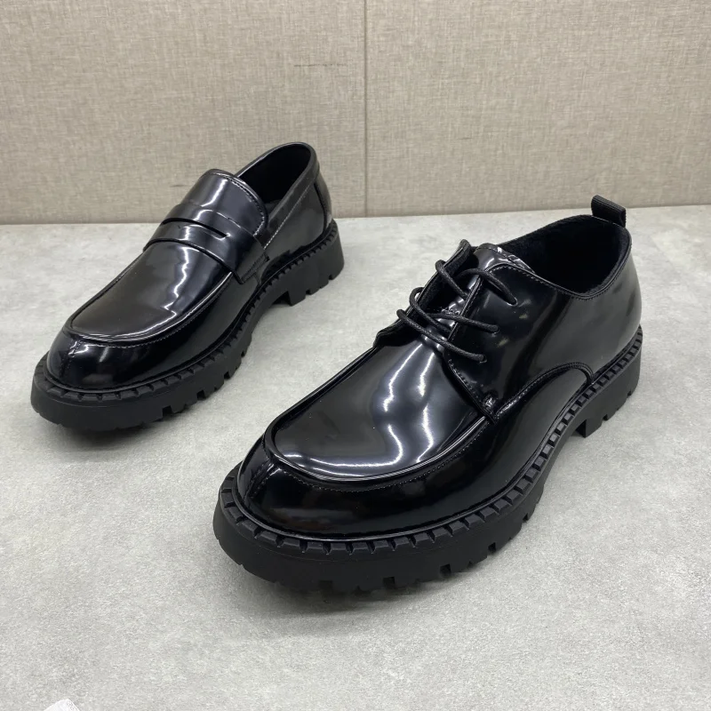 busin-formal-round-toe-men's-oes-leather-slip-on-faionable-all-match-cowhide-leather-autumn-new-arrival-haome