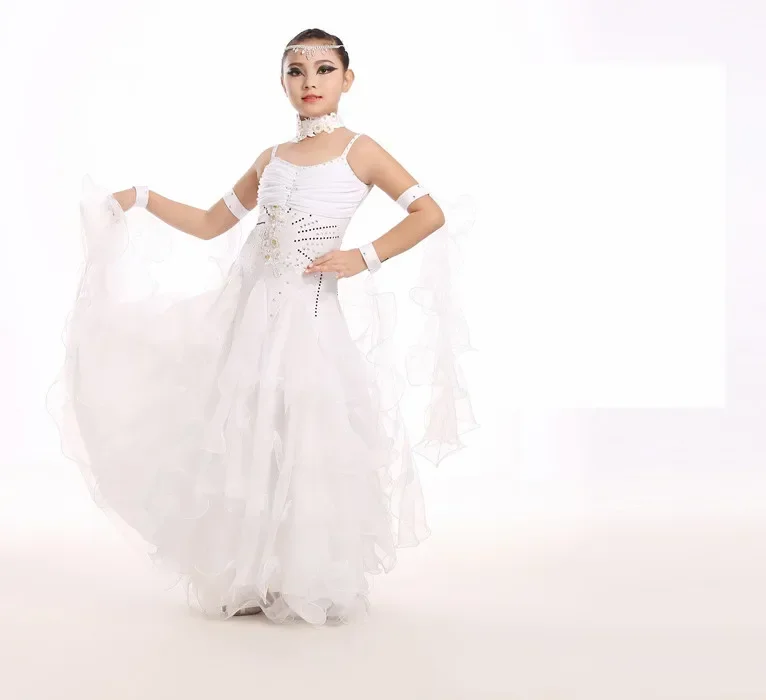 새로운 여자 볼룸 댄스 드레스 표준 볼룸 댄스 스커트 Ladin 드레스 Vestido De Formatura Waltz Dance Dress