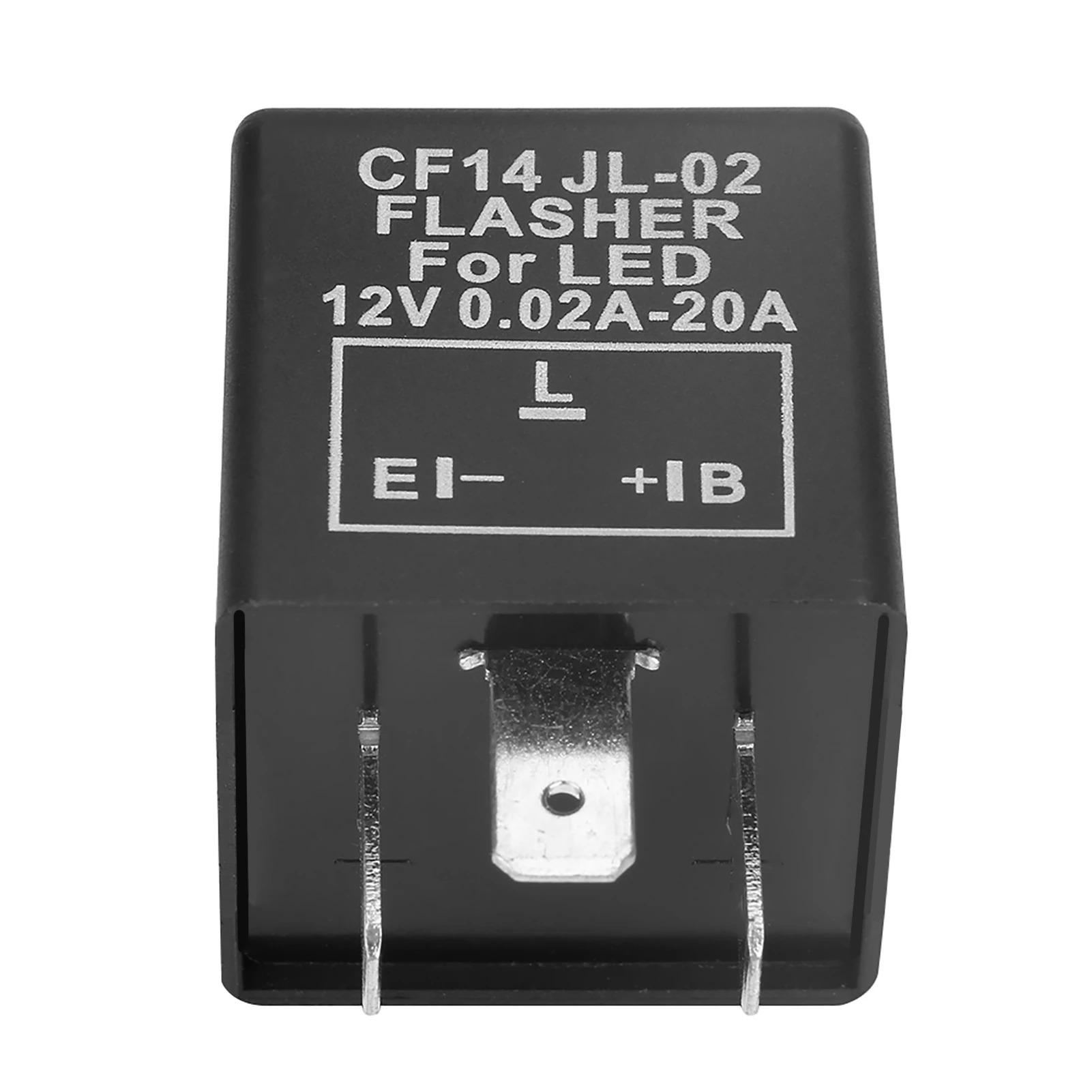 CF14 JL-02 3-Pin LED Flasher Flash Relay for Turn Signal Light Hyper Flash Fix 12V LED Flasher Relay