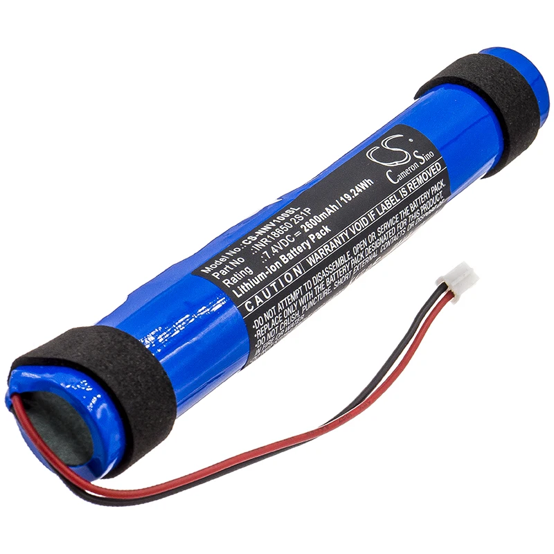 

7.4V 2600mAh Speaker Battery INR18650 2S1P for Nyne Vibe +TOOL