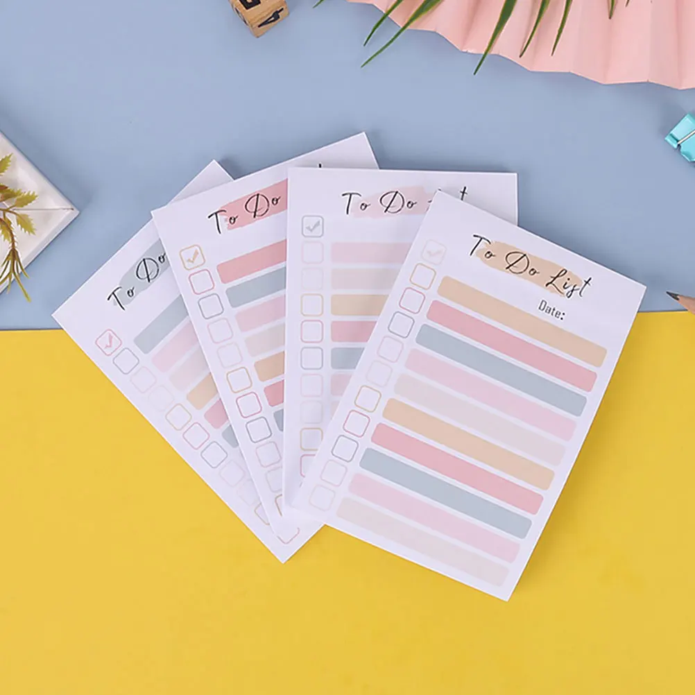 

8 Books Compact Memo Pads Tearable Self-Adhesive Note Stickers for to-Do Lists to Do List Pad Memo Pads Office Note Stickers