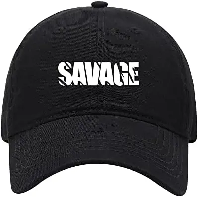 Men's Baseball Caps Savage Printed Washed Cotton Dad Hat Baseball Caps