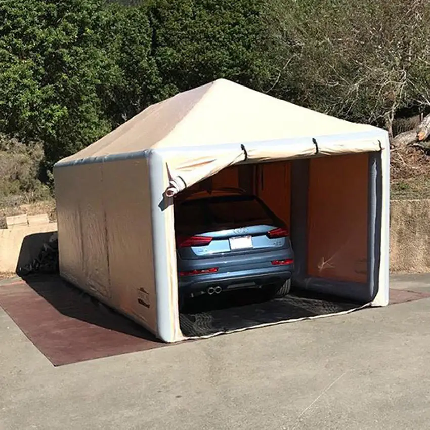 Air Tight Portable Inflatable Bubble Car Cover Transparent clear Pvc Waterproof Show Shelter Inflatable Car Garage Tent