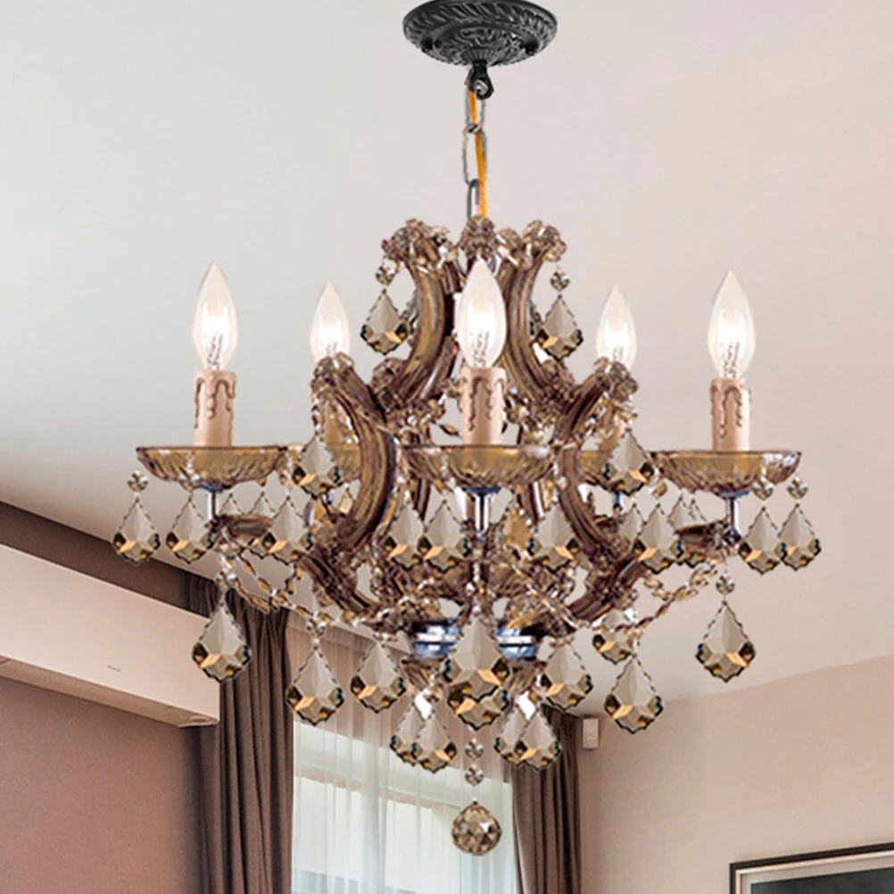 

2Sets Vintage Ceiling Light Canopy Metal Pendant Light Plate Hooks Exquisite Design Chandelier Parts Chandelier Plate