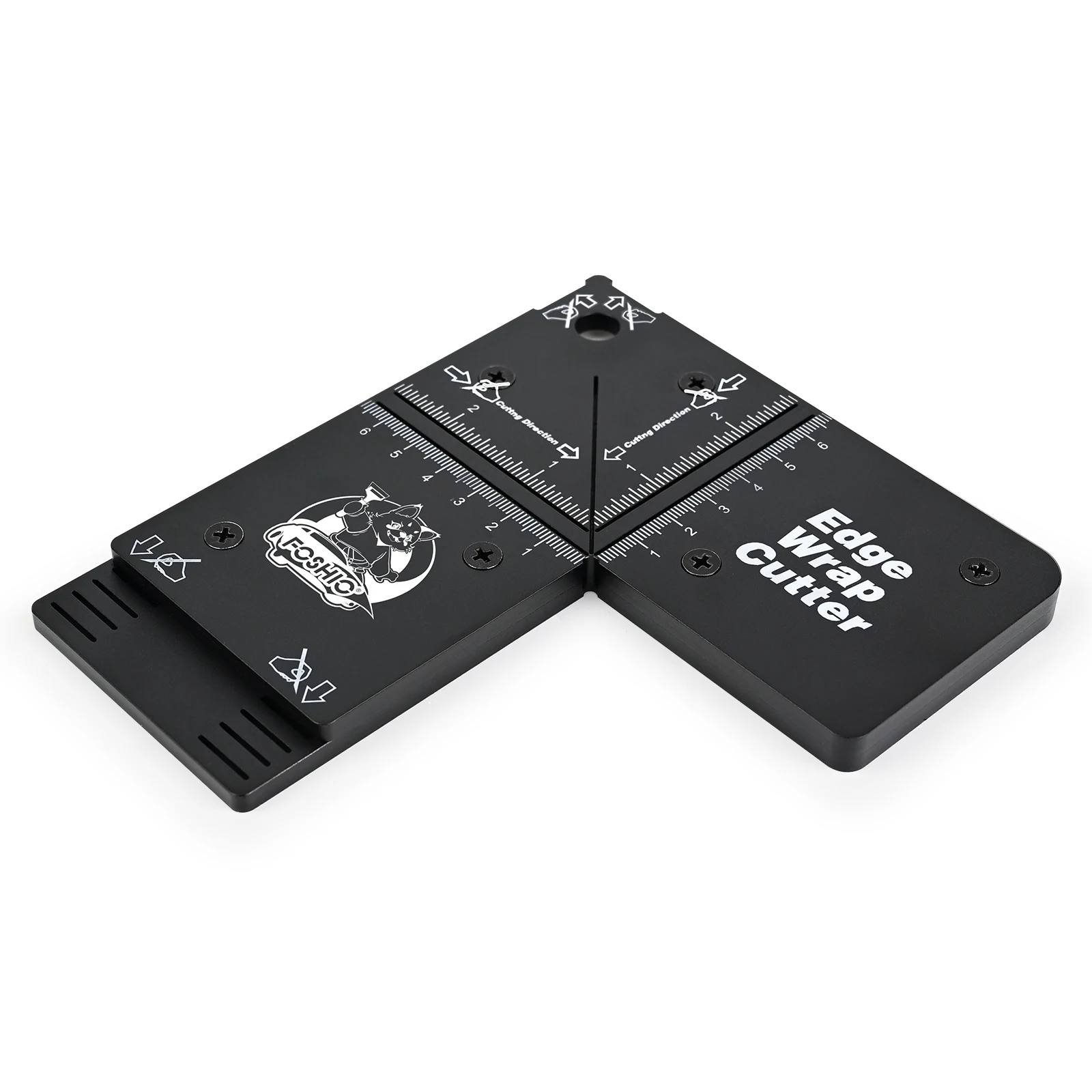 Foshio Edge Wrap Cutter Plastic Snijmal Voor Meubeltafel Beschermende Film Applicatie Auto Vinyl Hoek Snijgereedschap