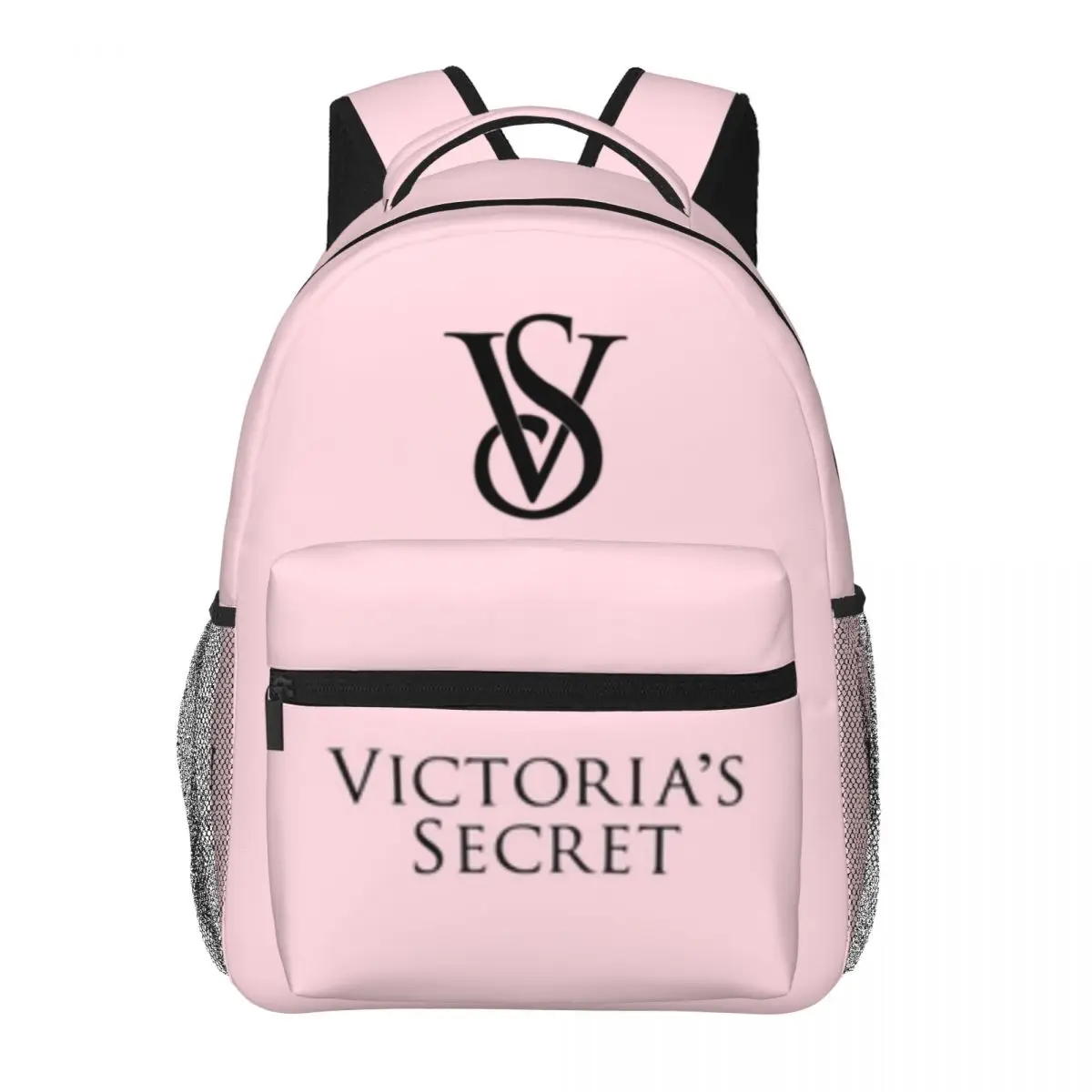 Pink-Victoria-S-Love-Secret Printed Lightweight Casual Schoolbag For School, Outdoor, Shopping, Office 16in