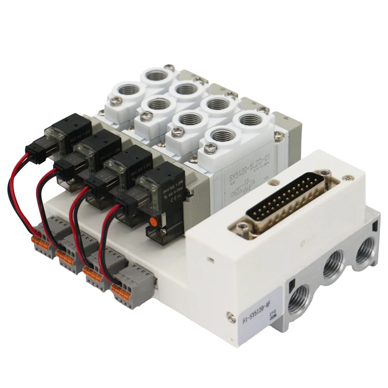 

SMC Pneumatic Air Control Manifold Solenoid Valve Normally Closed Internal Pilot Automatic Valve SY3120 SY5120 SY7120 Gas 0.5