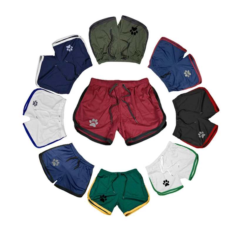 NEW Summer Sports Shorts Men Fitness Sweatpants 12 colors Breathable Short Pants Mens Gym Quick Dry jogger mesh men beach Shorts