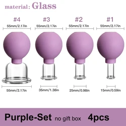 Rubber Cupping Face Massager, Vacuum Eye Skin Lifting, Copos Faciais, Anti-Celulite Jar, Anti-Rugas Cupping Therapy, Beauty Tool