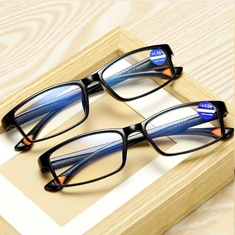 5-teilige TR90-Vollformat-Presbyopiebrille mit automatischer Fokussierung und Anti-Blaulicht, ein ideales Geschenk für ältere Männer und Frauen – Detail 3
