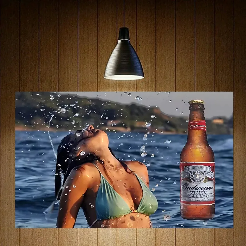 B-Budweisers-w Flag Yard Idea For Party Banner Table Wall Decoratio Tapestry Polyester Printed Garage Or Outdoor