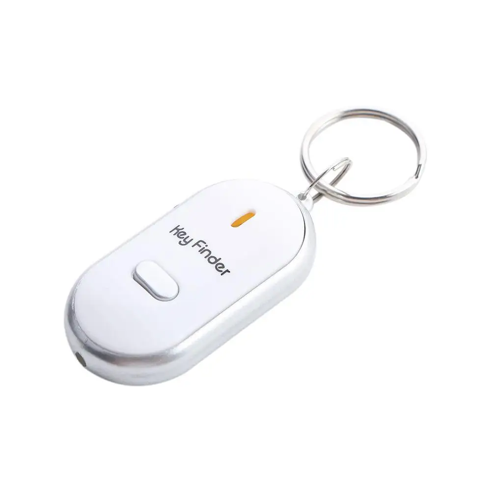 Colors Smart Pet Tracker Keychain Light Torch Key Locator Sound Control Alarm Keyfinder LED Whistle Key Finder Locator Tracker