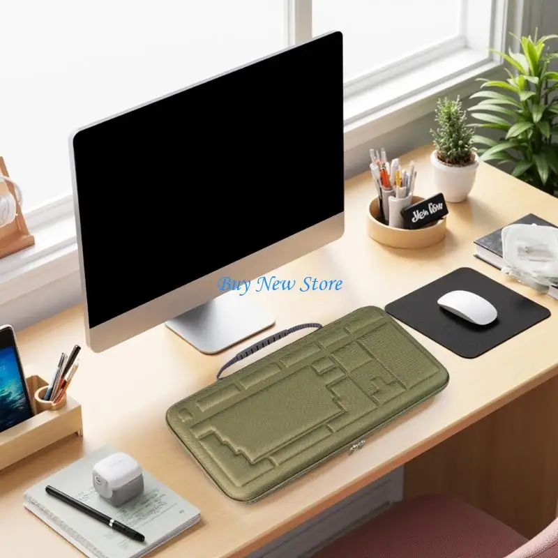 

20CE Hard Protective Case Waterproof Shockproof Dustproof Cover Outdoor Travel Box Storage Bag For 84 Keys Mechanical Keyboard