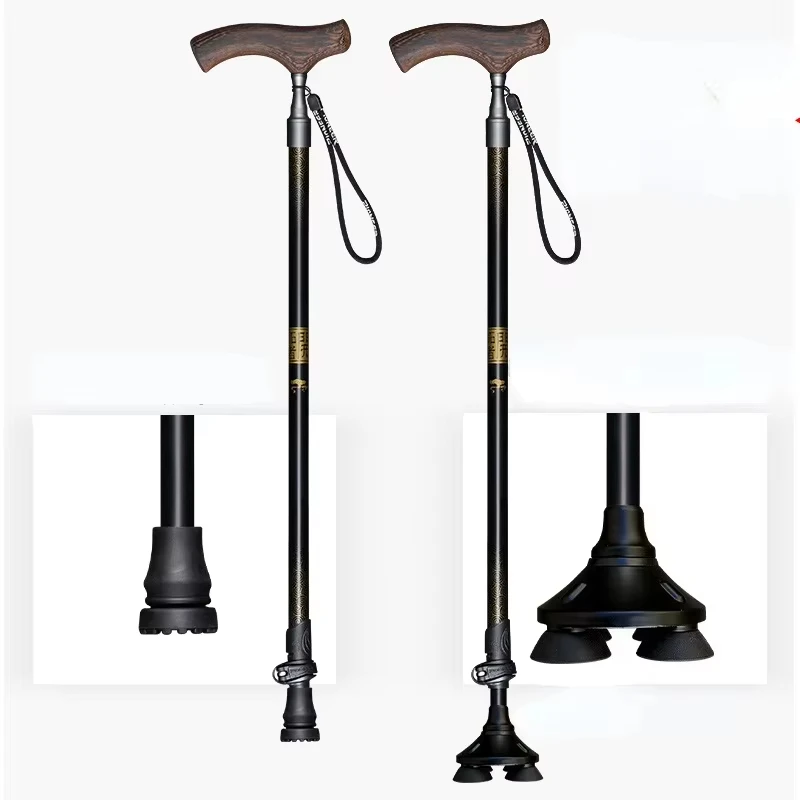 Adjustable T-Handle Walking Stick for Hiking