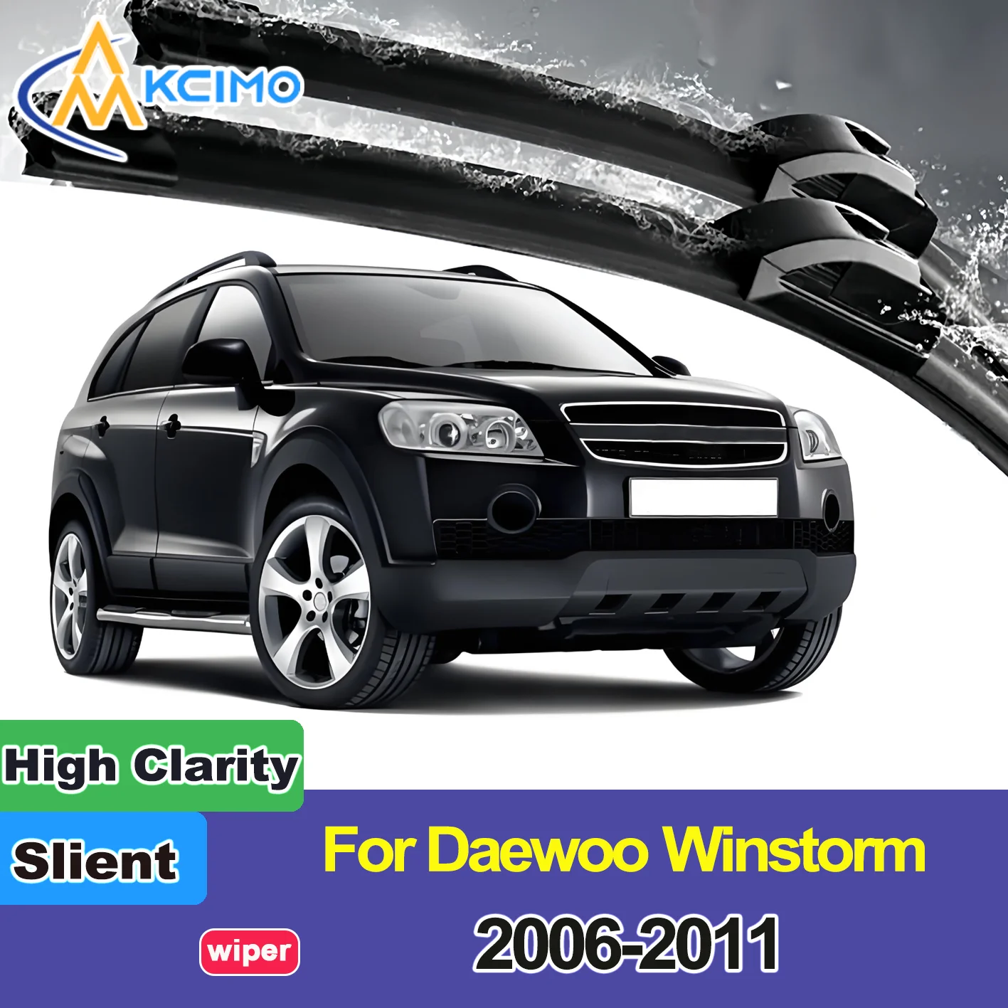 

2PCS New Wiper Blades for Daewoo Winstorm 2006-2011 Chevrolet Captiva Daewoo Winstorm Holden Captiva Holden Captiva 7 Windscreen