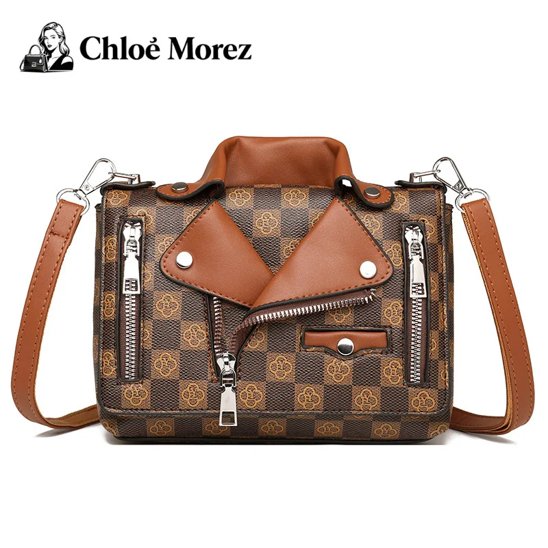 

Personalized Letter Checkerboard Small Bag, Women's Shoulder Bag, Personalized Small Clothing Bag