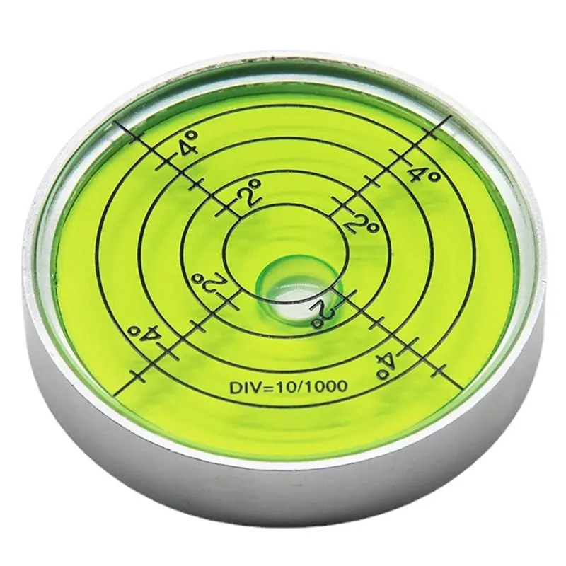 

ABDJ-Алюминиевый высокоточный горизонтальный пузырьковый уровень, круглый инструмент для измерения уровня