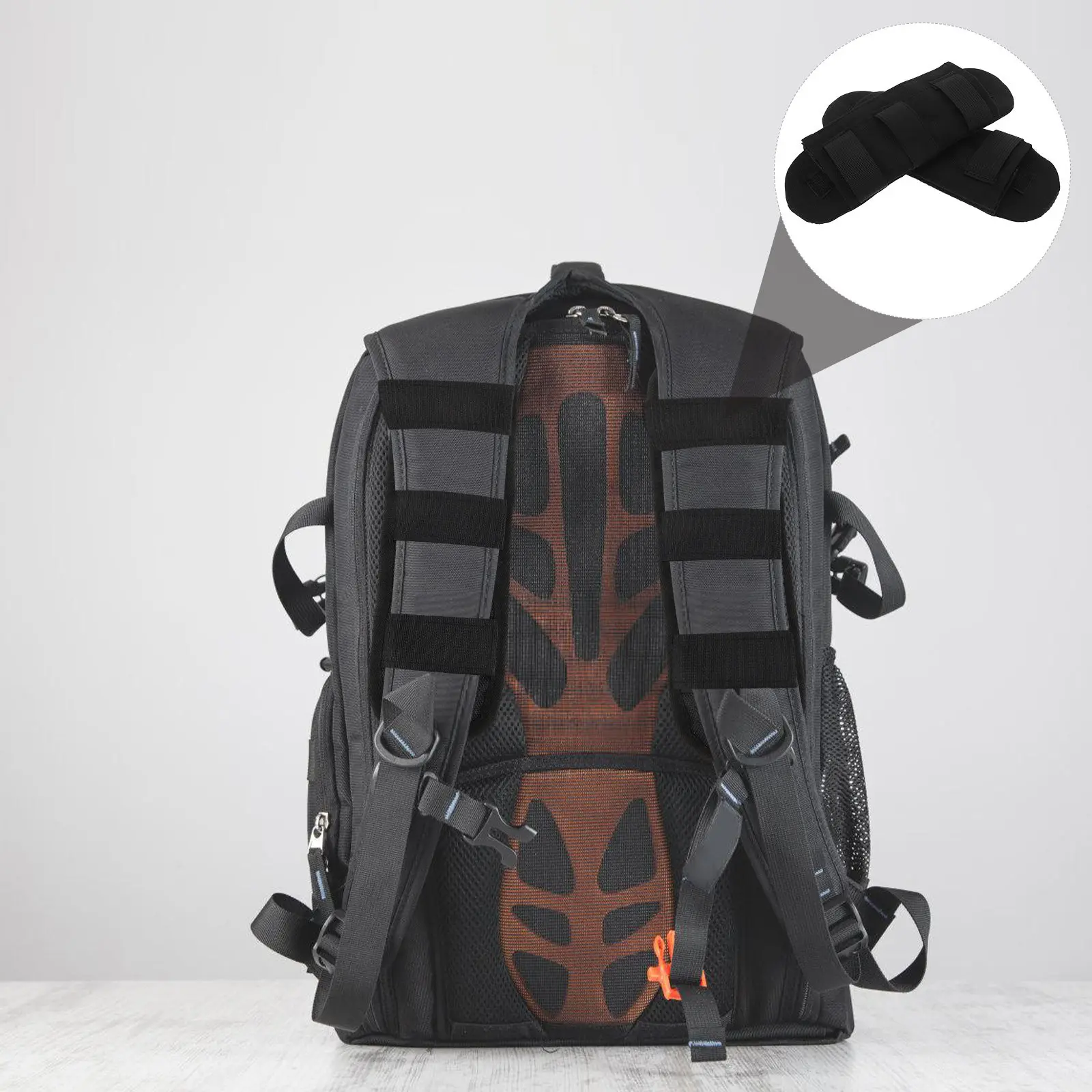 2Pcs Backpack Shoulder Pad Thick Nylon Strap Cushion for Messenger Bag Mountaineering School Musical Instrument Bags Pressure