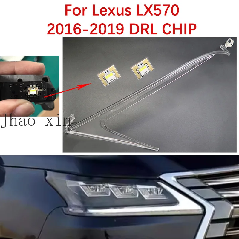 Ballast Module Board Chip For Lexus LX570 White Light 2016-2019 Angel Eye Lamp Tube Car Headlight DRL CHIP Daytime Running Light