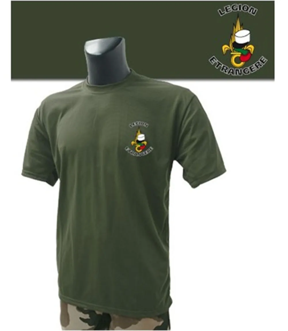 French Foreign Legion - Légion étrangère Men T-Shirt Short Sleeve Casual 100% Cotton O-Neck Mens T Shirts